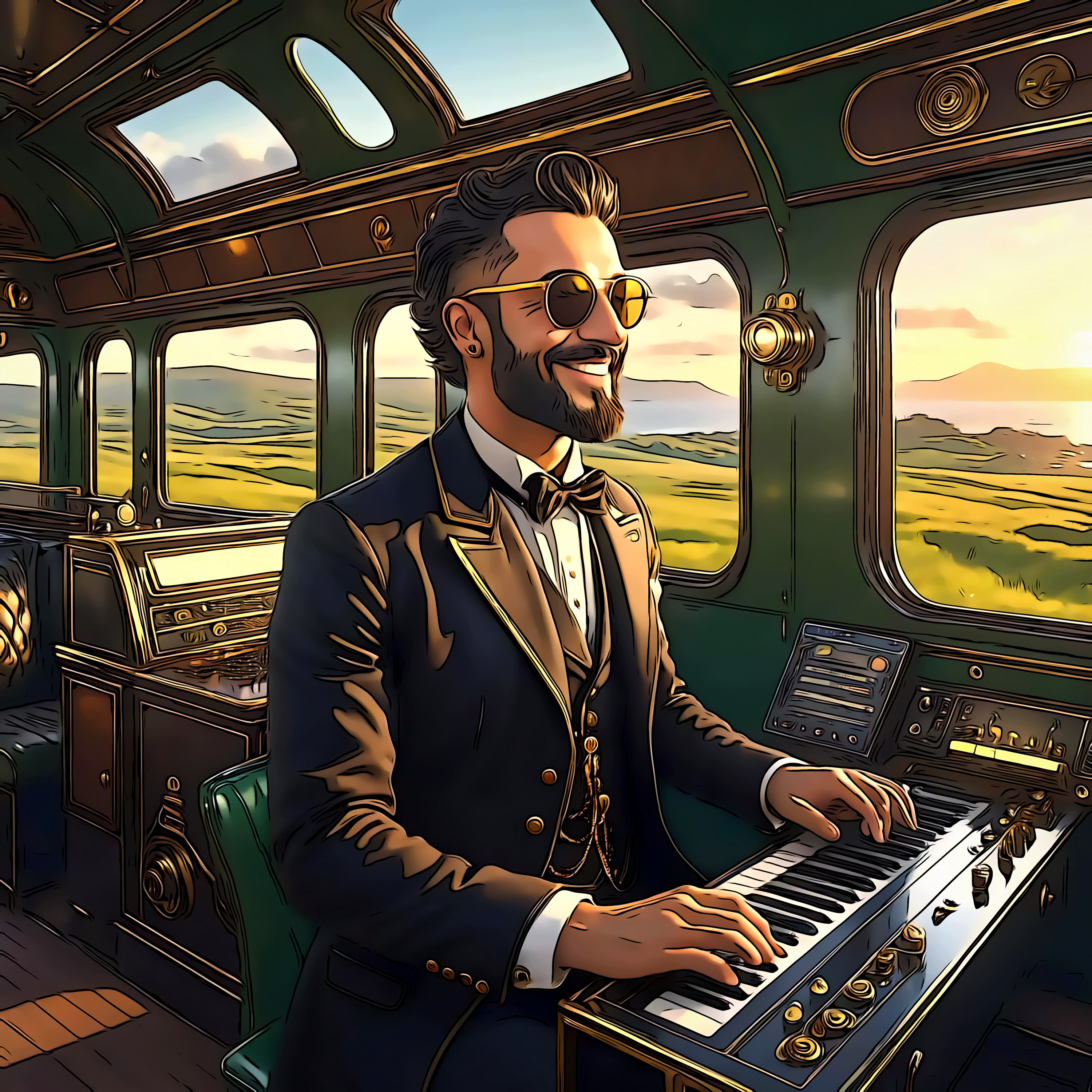 Sonic Electric Karma Train cover art